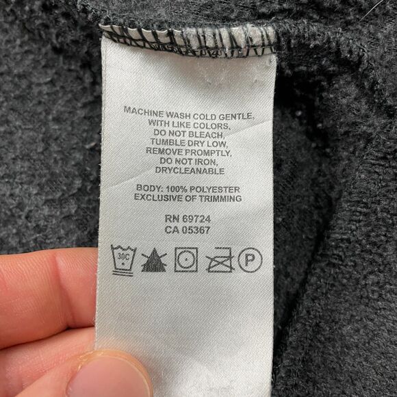 Columbia Steen Mountain Fleece Jacket Mens XL Gray Full Zip Pockets High Neck - Picture 4 of 11